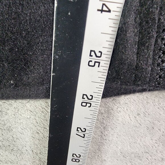 Womens Black WinterSilks Jacket Silk & Wool Blend Long Sleeve V Neck Size 14 - Picture 10 of 11